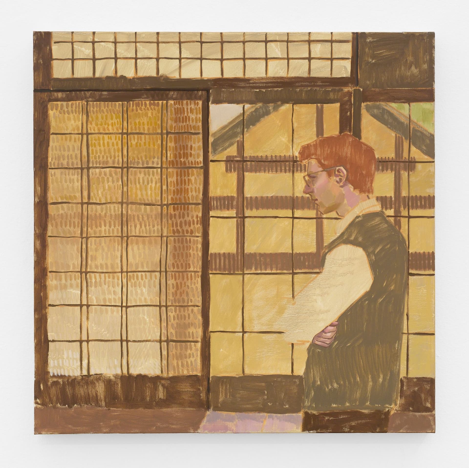 Man with Sliding Screens