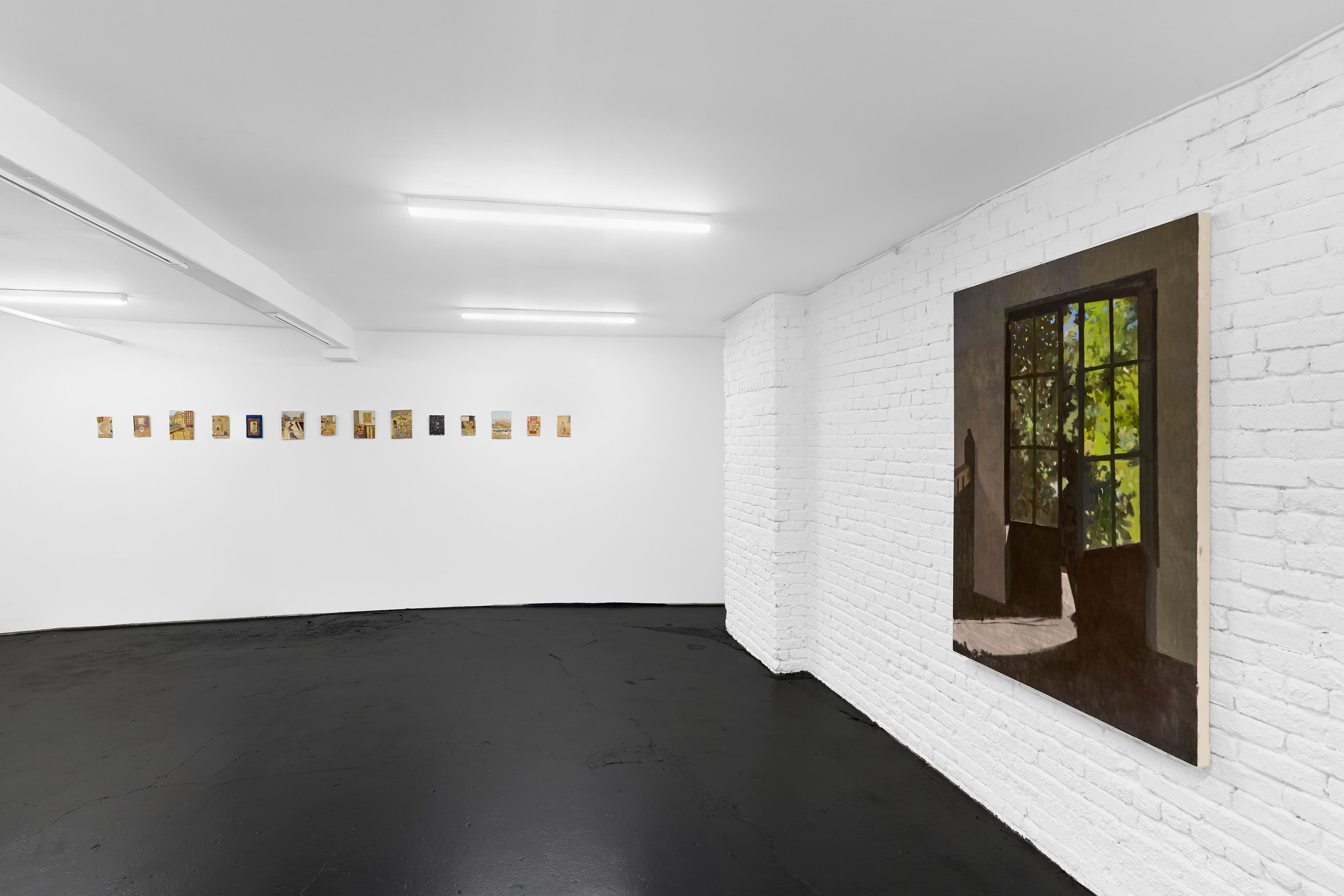 Installation image depicting works by Raina Lee