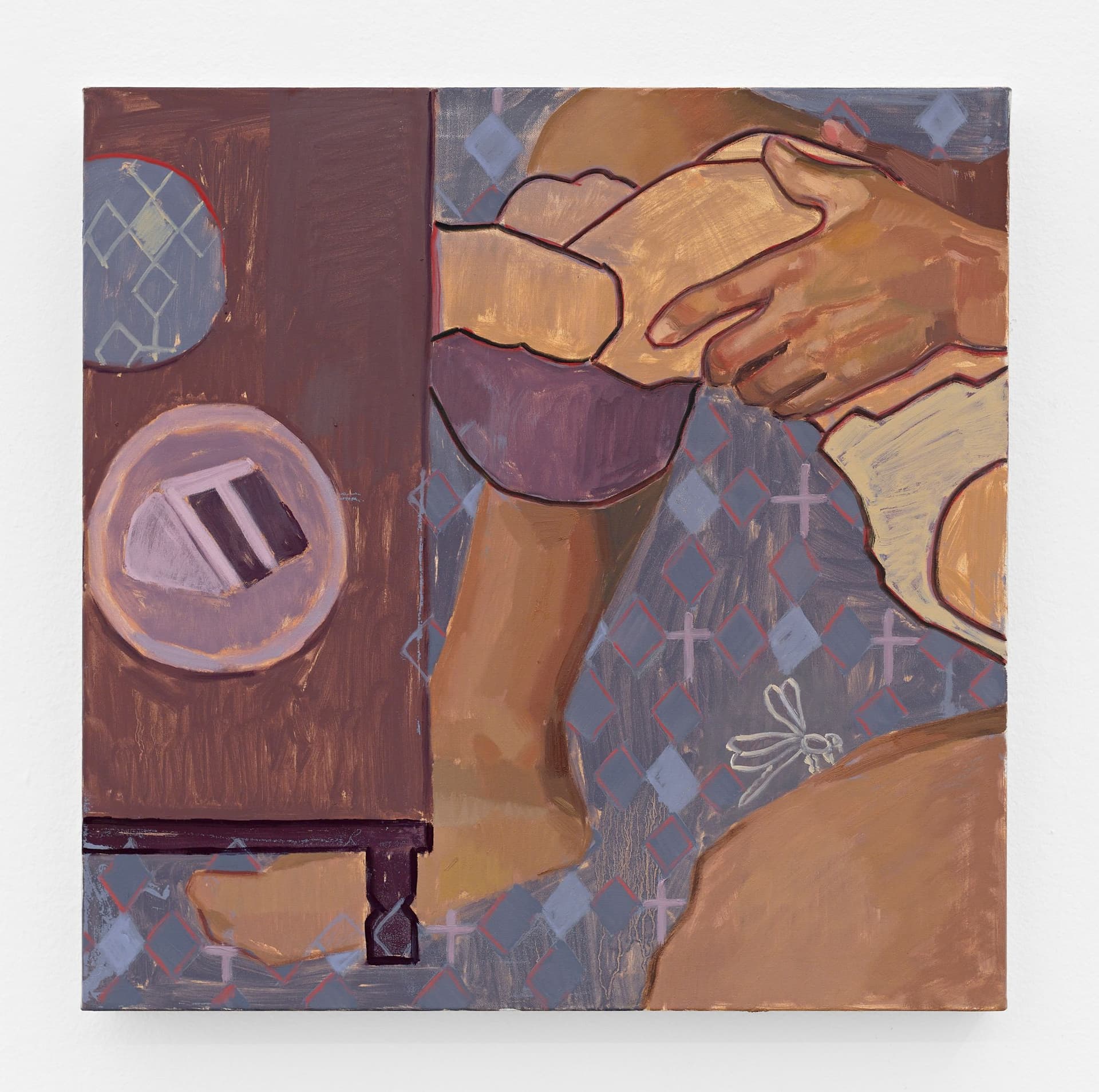 Baby and Cake in Blue