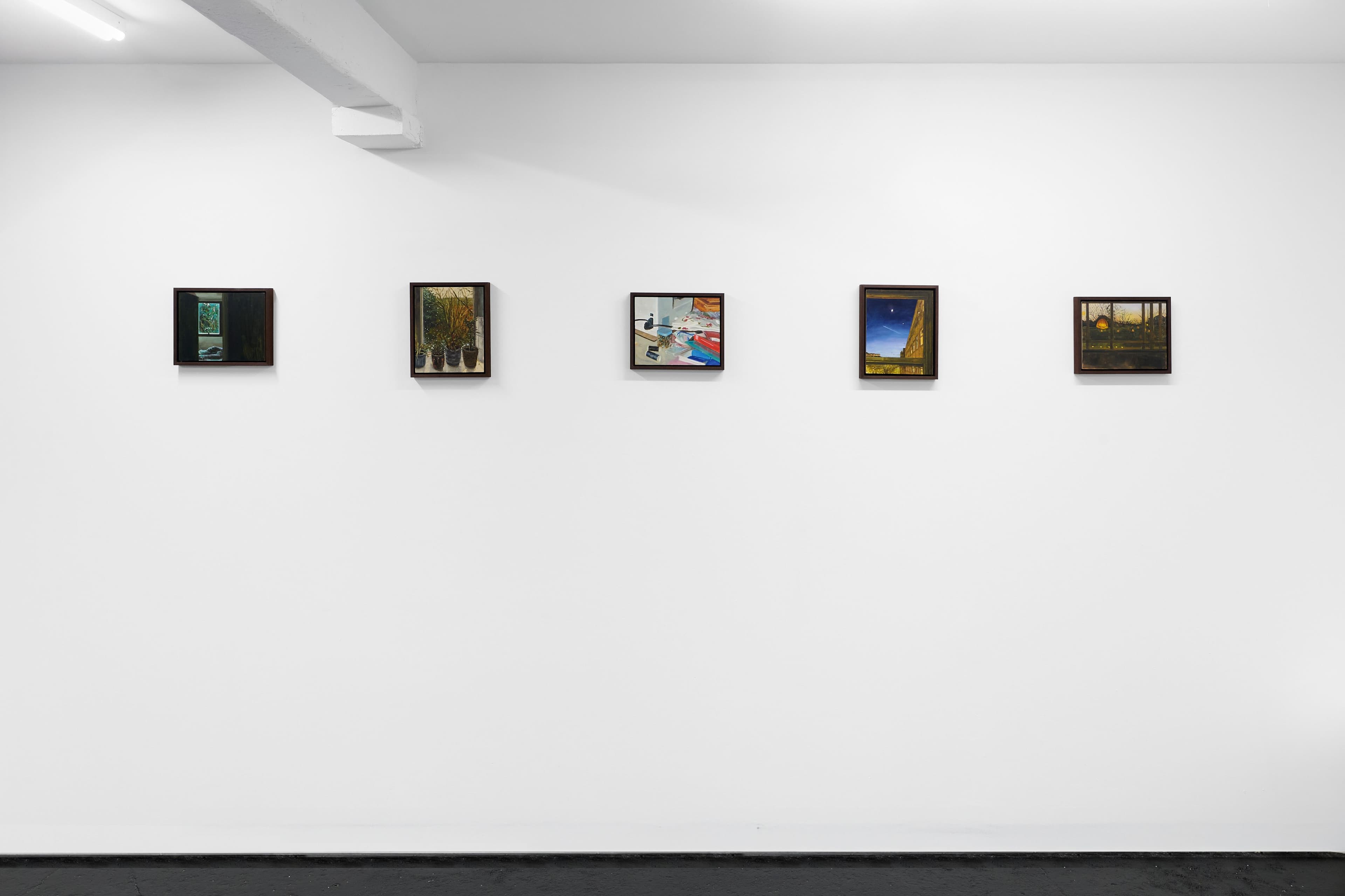 Installation image depicting works by Elena Rivera-Montanes