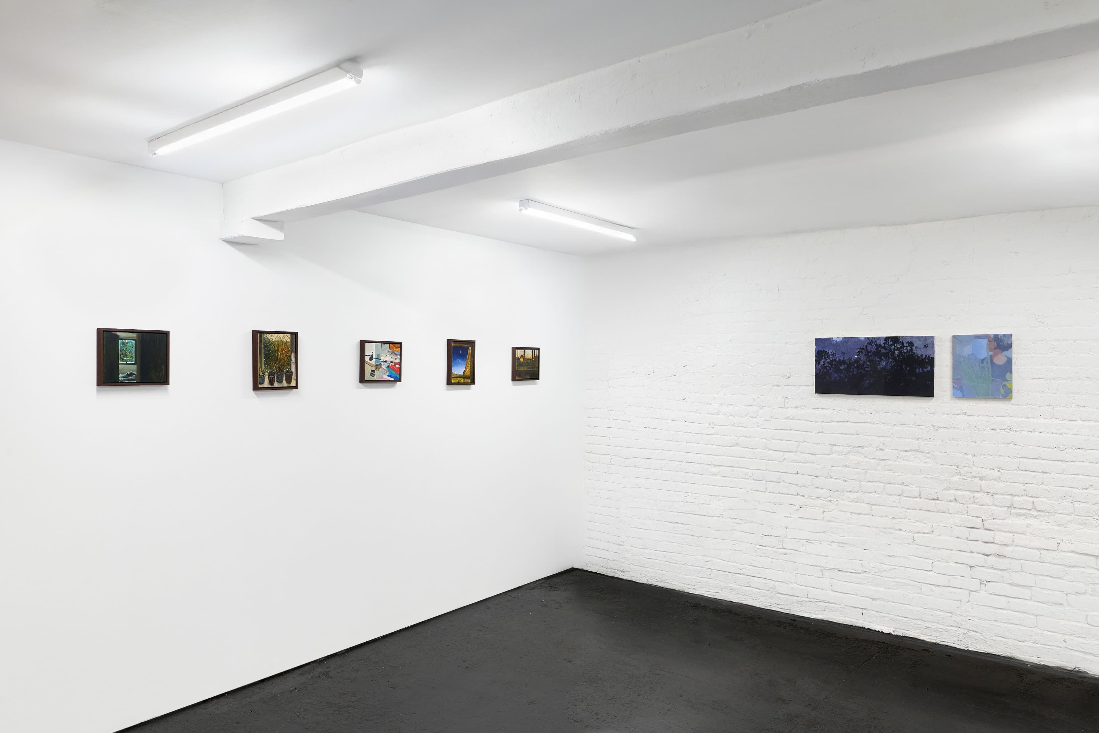 Installation image depicting works by Elena Rivera-Montanes