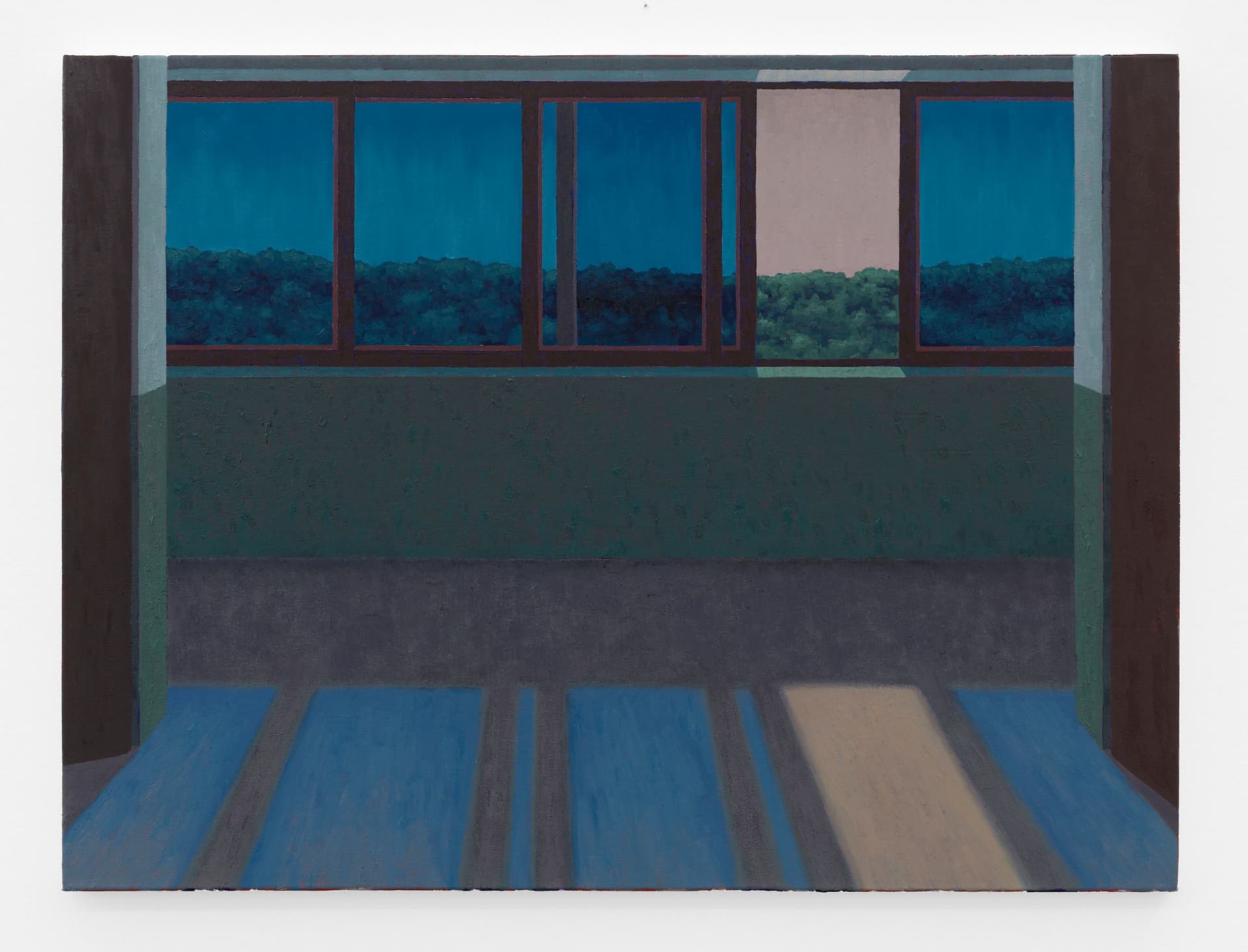 Blue Windows, Green Wall IV