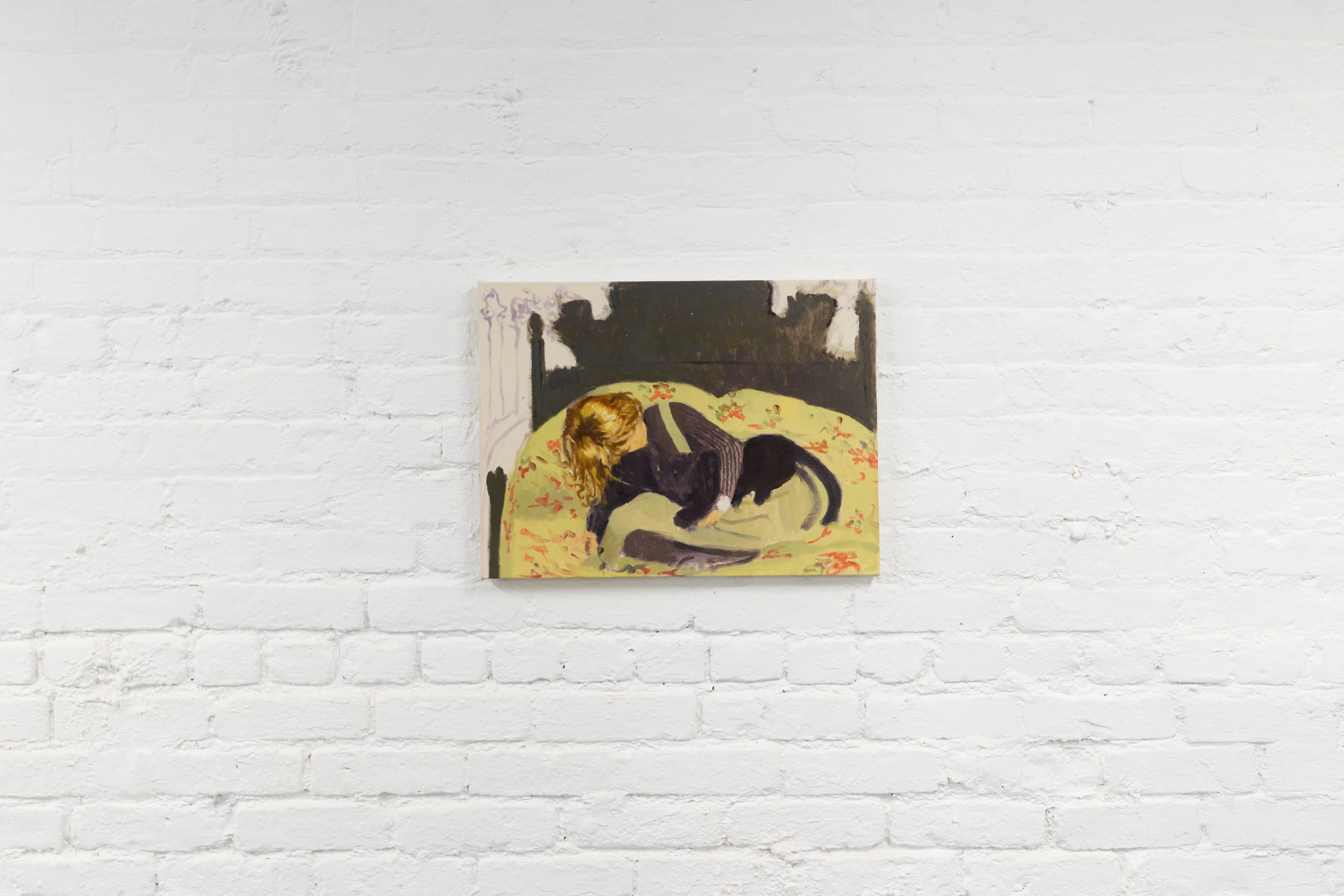 Installation image depicting works by Alejandro Sintura