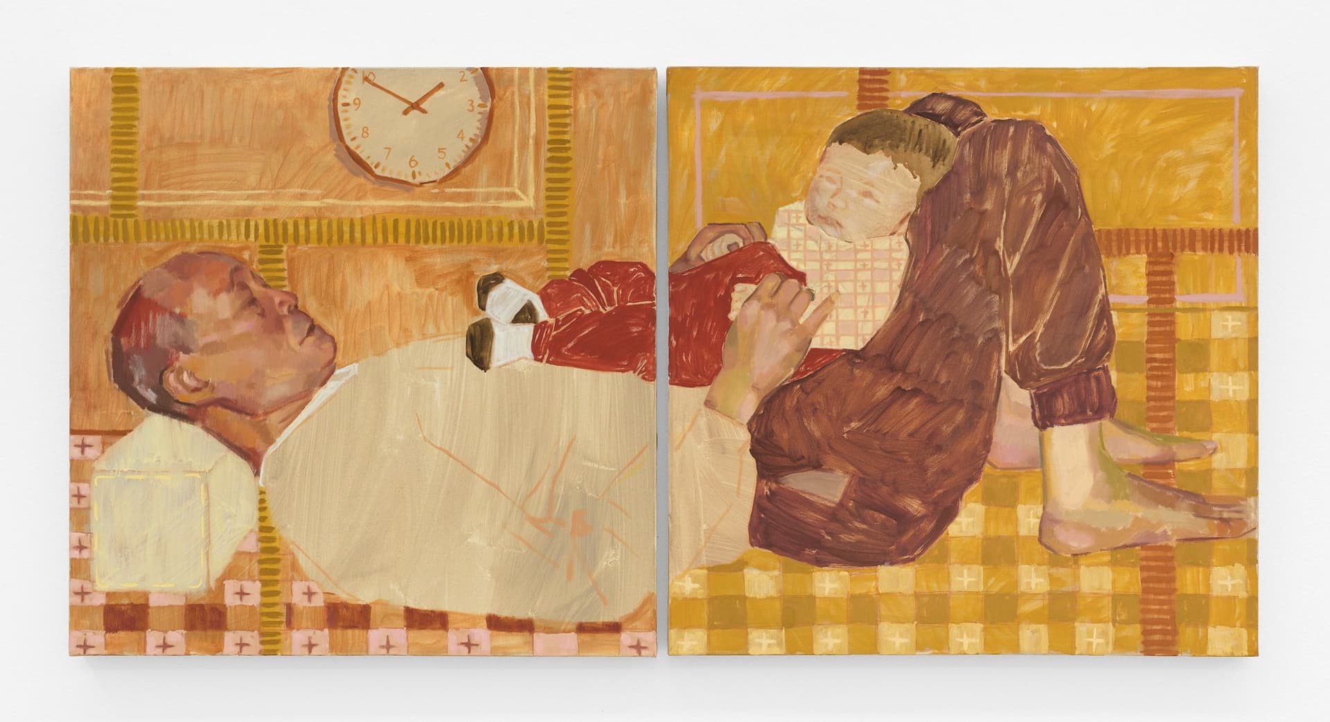 Grandpa with Baby Cousin